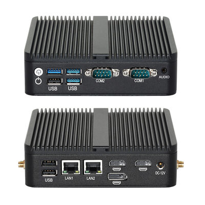 Промышленный ПК N150 Процессор 2 Realtek 8111H Гигабитный Ethernet порт 2 COM 1 DP 2 HD-MI 3 USB2.0 3 USB3.0 DDR4 Мини-компьютер