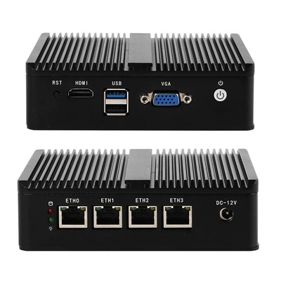 DDR3 8GB Firewall Mini PC Router с методом охлаждения без вентилятора Intel Celeron N2830